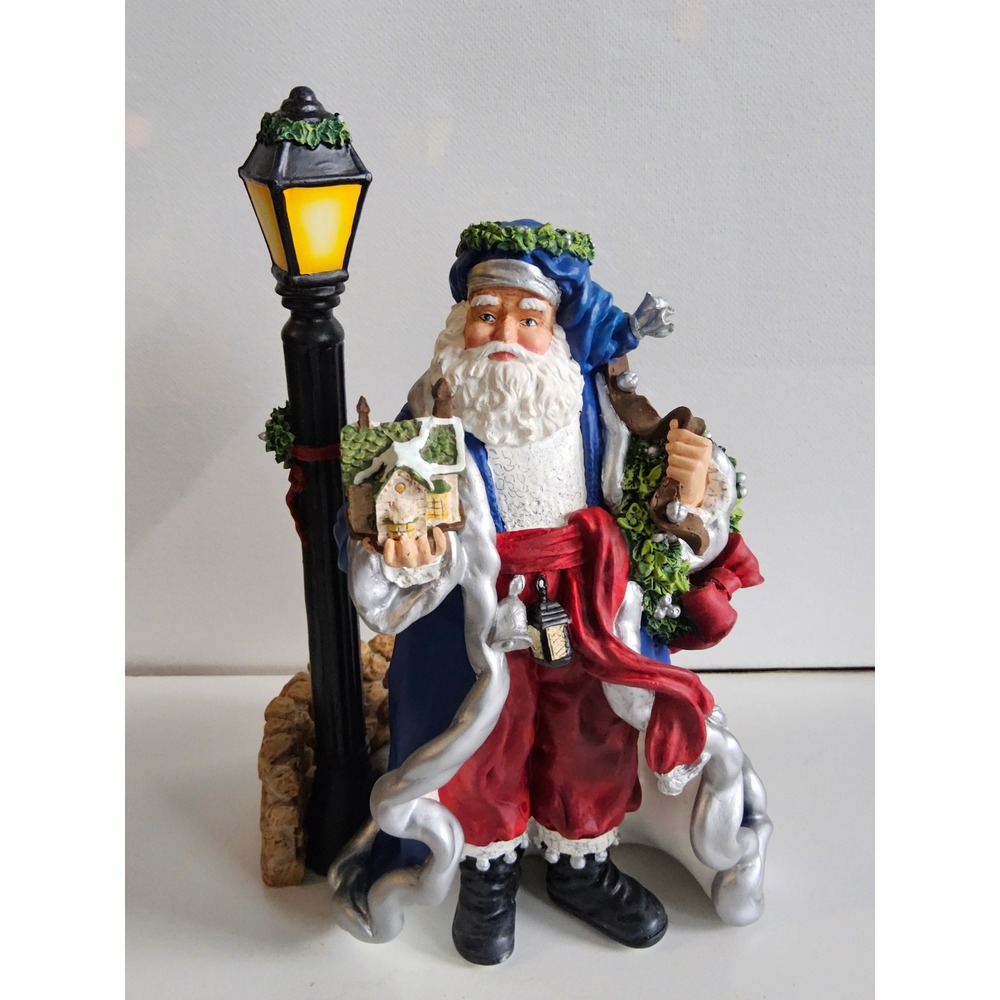 VTG Thomas Kinkade Santa Figurine The Light of St Nicholas Liberty Edition 1285